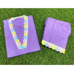 Coton Indian Chiken Rongdhonu 2 Pis MediumPurple