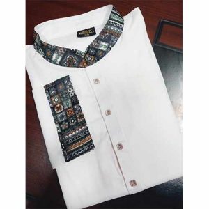Pesswari cotton with digital print panjabi FI
