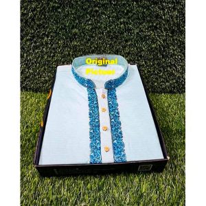 cotton embroidery work panjabi