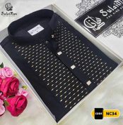tensil cotton with embroidery panjabi bl FI